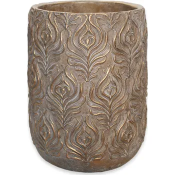 Obal na květináč Obal beton pr.20cm zlatá