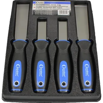 Příslušenství k vrtačce Condor šábry ploché, šířka 20 a 32 mm, nerezové, sada 4 díly - 100-00804