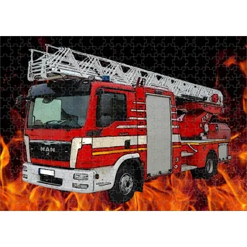 Puzzle puzzle hasiči MAN žebřík