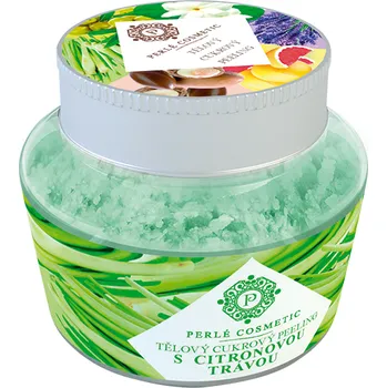 Pleťový peeling Green idea Cukrový peeling s citronovou trávou 200 g