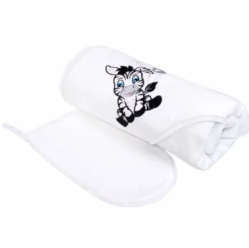 New Baby Zebra 90 x 90 cm bílá