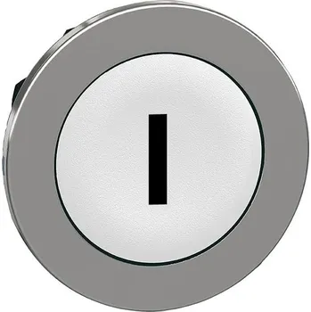 vypínač SCHN ZB4FA131 Ovládací hlavice stiskací se symbolem, zapuštěná montáž, Bílá