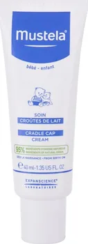 Mustela Bébé Cradle Cap krém pro děti na šupiny ve vlasech 40 ml