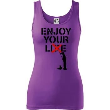 Enjoy Your Lie - Dámské tílko - XS ( Fialová )