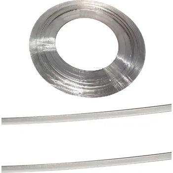 Hobby drát Měkký Plochý drát 3x0,5mm z nerezové oceli - 3m