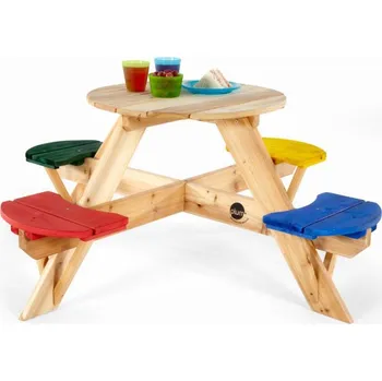Dětský zahradní nábytek Plum Dřevěný piknikový stůl se stoličkami