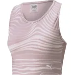 Dámský top PUMA STUDIO AOP CROP TANK 521561-18 QUAIL XL