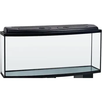 Akvárium Akvarium s osvětlením DIVERSA 200 l oblý černý LED Expert color 1 trubice