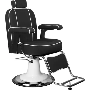 Kadeřnické křeslo GABBIANO BARBER ŽIDLO AMADEO ČERNÉ