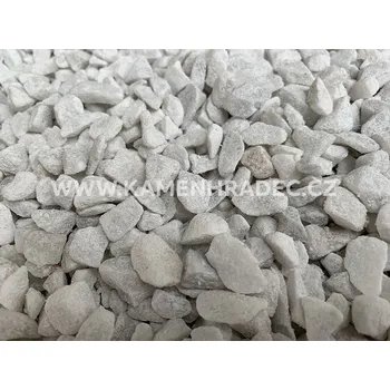 Zahradní dekorace KHK matná bílá drť 8 - 12 mm 1000 kg (big bag)