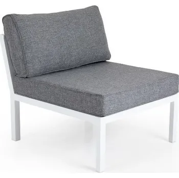 Zahradní lehátko Brafab stredový diel WELDON - Biela