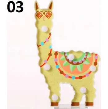 Samolepící dekorace Čína LED lampa, noční světlo - lama (4 varianty) Varianty: Varianta 3