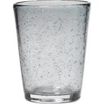 Broste Sklenice na vodu BUBBLE šedá 200 ml