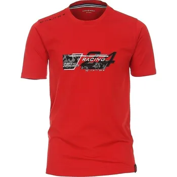 Pánské tričko Pánské tričko Casa Moda RACING COLLECTION 3XL - 6XL krátký rukáv red Casa Moda - 5XL