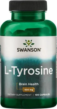 Přírodní produkt Swanson L-Tyrosine 500 mg 100 cps.