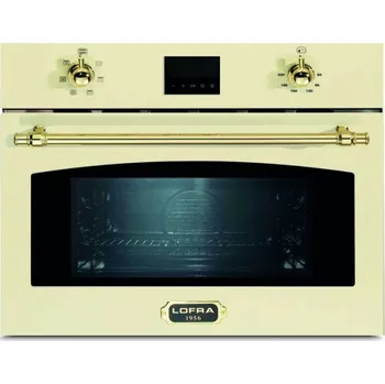 Mikrovlnná trouba Lofra FMRBI66ME retro kompaktní mikrovlnná trouba s horkovzduchem krémová