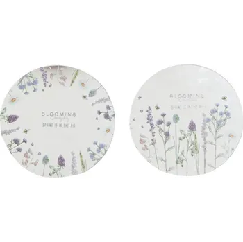 Svícen Sklo pod svíčku "BLOOMING" 10cm/2dr.