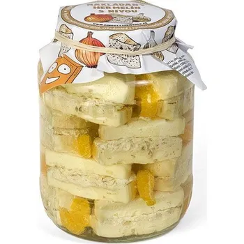 DOBROTY S PŘÍBĚHEM Nakládaný hermelín s nivou 1500 g