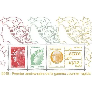 Poštovní známka Post France (2012) MiNr. 5430 ** - Francie - BLOCK 205 - Marianne