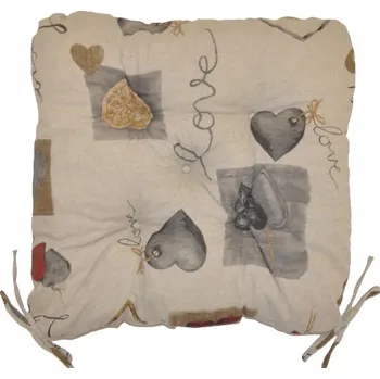 Podsedák Axin Trading s.r.o. Sedák UNI Maxi motiv srdce LOVE