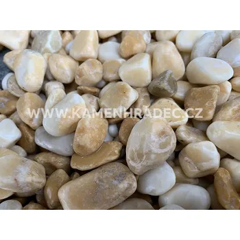 Zahradní dekorace KHK žluté oblázky 15 - 25 mm 1000 kg (big bag)