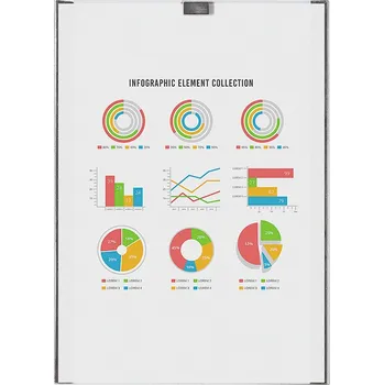 Magnetická letáková kapsa A4