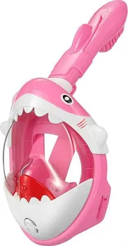 Potápěčská maska Strend Pro Shark celoobličejová šnorchlovací maska růžová XS