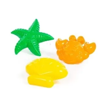 Hračka na písek Formičky mořský svět II. 3ks