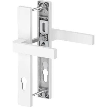 Stavebniny ROTO Klika-klika DUBLIN úzký štítek 37 mm Barva/Povrchová úprava: Bílá RAL 9016/matný povrch