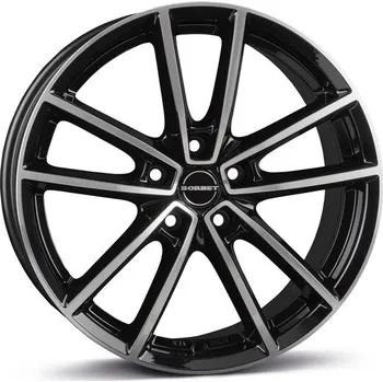 Alu kolo Alu disk Borbet W 8x18, 5x112, 66.6, ET48 black polished glossy