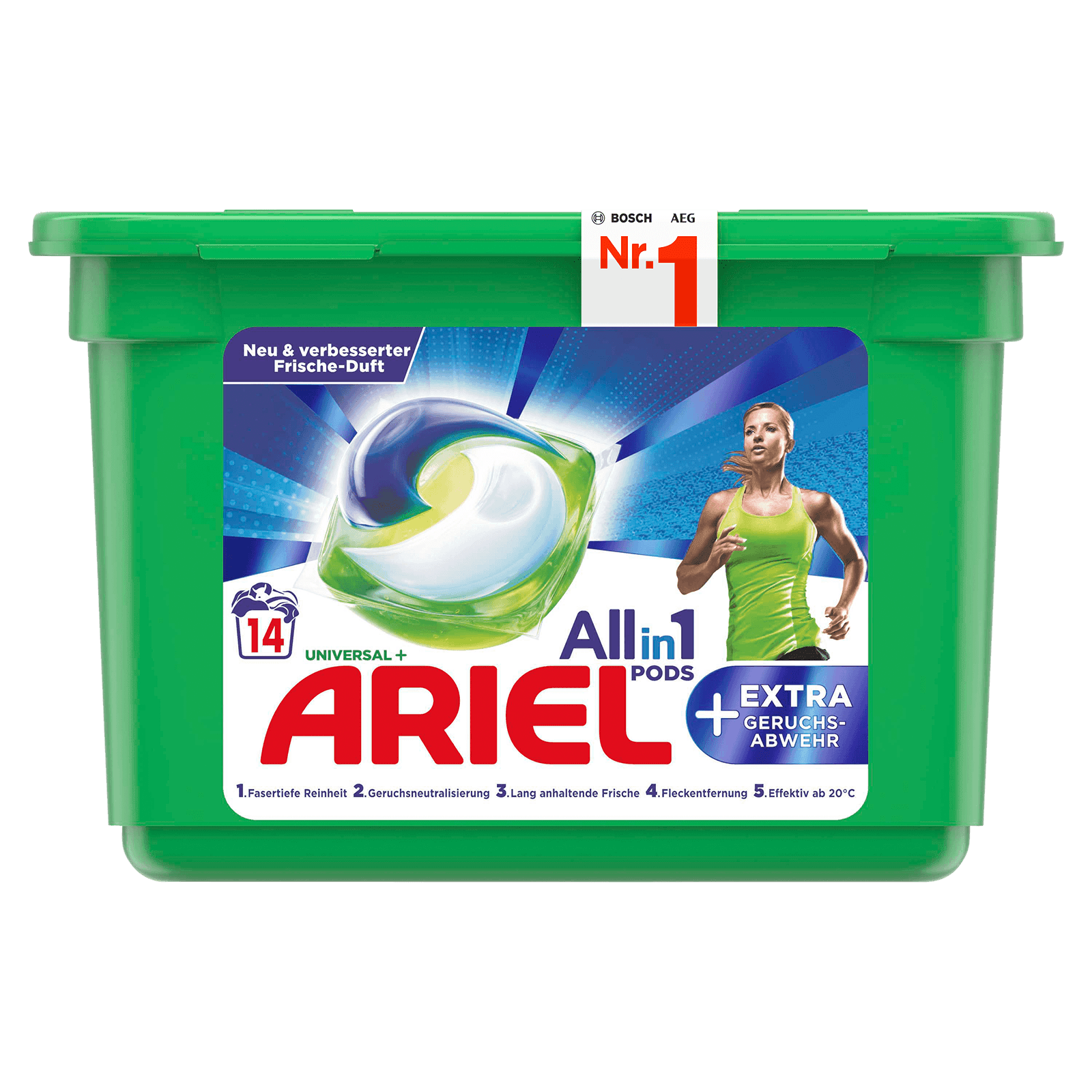 Ariel All In Pods Universal Extra Odour Repellent Ks Zbozi Cz