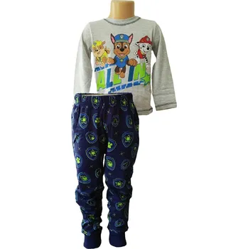 Chlapecké pyžamo Pyžamo TLAPKOVÁ PATROLA All in, vel. 98, 104cm, šedo-modré Velikost: 98cm
