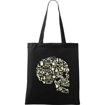 Smoking Kills - ganja - Taška bavlněná - 42 x 38 cm ( Černá )