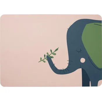 prostírání Dětské prostírání se slonem 33x46 cm KIDS ASA Selection růžová