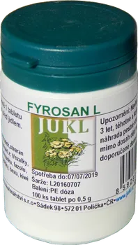 Přírodní produkt JUKL Fyrosan L 100 tbl.