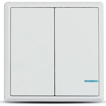 Stavebniny Vypínač na zeď pro V-TAC Smart/RF switch, 2-tlačítkový [pre 8458, 8459]