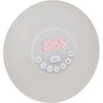 Budík TFA Dostmann Wake-Up Light 60.2019.02 bílý