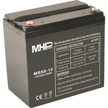 Trakční baterie Baterie MHPower MS55-12 VRLA AGM 12V/55Ah