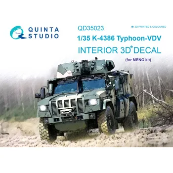 Plastikový model Quinta studio 1/35 K-4386 Typhoon VDV 3D-Print&col.Inter.(MENG)