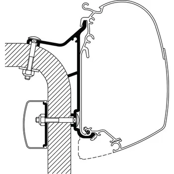 Autodoplněk Thule Adaptér TO5200/8000/4900 Délka 5m
