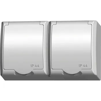 Elektrická zásuvka Ospel Fala GNH-2HZ/00/W