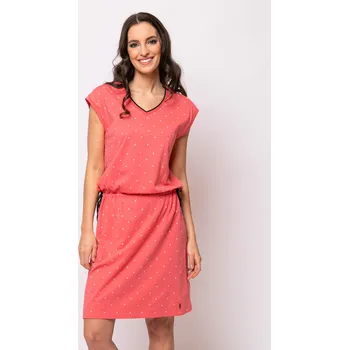 Dámské šaty Dámské šaty HEAVY TOOLS VANEZKA Barva: punch, Velikost: S