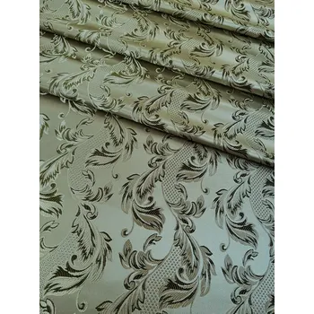 Dekorační látka Mozart světle zelená - závěs metrážový, šířka 150 cm. (Prvotřídní kvalita !!! Vyšívaná látka !!!)