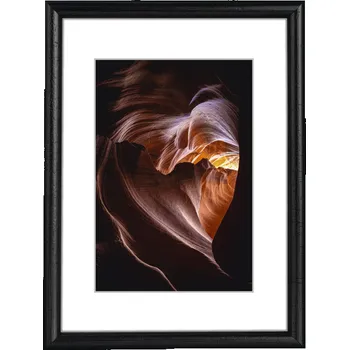 Rám na obraz Hama rámeček dřevěný PHOENIX, černý, 10x15 cm