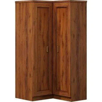 Šatní skříň Šatní skříň rohová T25 TADEÁŠ dub stoletý, 95/110 x 190 x 57/44 cm