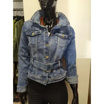 made in Italy Dámská džínová bunda Velikost: S - 36, barva: modrá