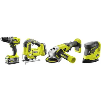 úhlová bruska Aku kombo sada R18CK4B-252S Ryobi, 18V