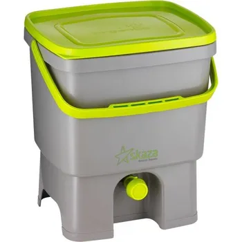 Skaza Bokashi Organko 1 16 l šedý/světle zelený Kompostér Skaza Bokashi Organko 1 16 l šedý/světle zelený
