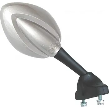 Zrcátko pro motocykl Zpětné zrcátko SMATNORD UNI ELEGANT 3241301A levá/pravá stříbrná