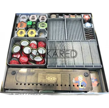 Příslušenství k deskovým hrám Kalkared Fallout: Desková hra Insert (930)